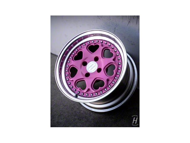 Heritage Wheel KOKORO-OR Pink 6-Lug Wheel; 17x9; 12mm Offset (05-15 Tacoma)