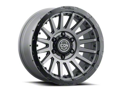 ICON Alloys Recon Pro Charcoal 6-Lug Wheel; 17x8.5; 0mm Offset (21-24 Bronco, Excluding Raptor)