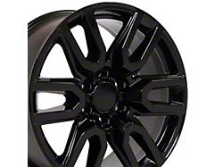 CV36 Black 6-Lug Wheel; 20x9; 28mm Offset (19-26 Sierra 1500)