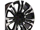 CV43 Machined 6-Lug Wheel; 24x10; 24mm Offset (21-26 Yukon)