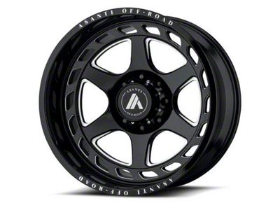 Asanti Anvil Gloss Black Milled 6-Lug Wheel; 20x10; -18mm Offset (16-23 Tacoma)
