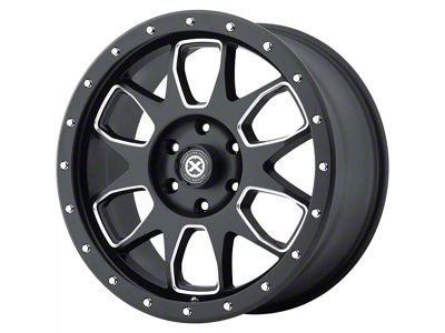 ATX Series AX196 Satin Black with Milled Accents 6-Lug Wheel; 20x9; 25mm Offset (2024 Tacoma)