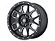 ATX Series AX196 Satin Black with Milled Accents 6-Lug Wheel; 20x9; 25mm Offset (2024 Tacoma)