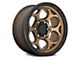 KMC Dirty Harry Matte Bronze with Black Lip 6-Lug Wheel; 18x8.5; 18mm Offset (16-23 Tacoma)