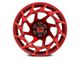 XD Onslaught Candy Red 6-Lug Wheel; 22x12; -44mm Offset (16-23 Tacoma)