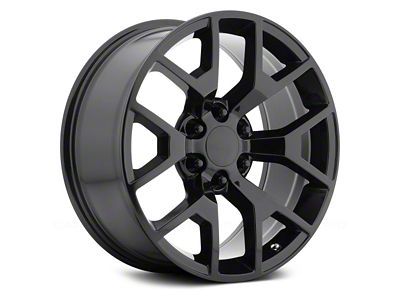 Performance Replicas PR169 Gloss Black 6-Lug Wheel; 20x9; 27mm Offset (17-24 Titan)