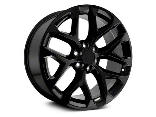 Performance Replicas PR177 Gloss Black 6-Lug Wheel; 20x9; 24mm Offset (16-24 Titan XD)