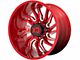 XD Tension Candy Red Milled 6-Lug Wheel; 22x12; -44mm Offset (16-23 Tacoma)