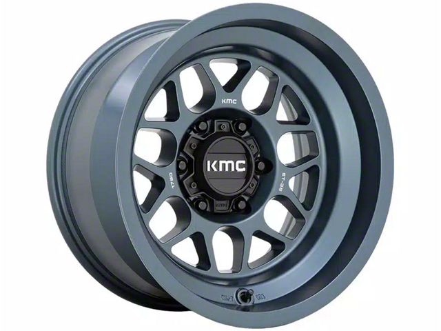 KMC Terra Metallic Blue 6-Lug Wheel; 18x8.5; 0mm Offset (16-23 Tacoma)