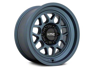 KMC Terra Metallic Blue 6-Lug Wheel; 18x8.5; -10mm Offset (16-23 Tacoma)