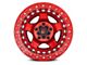 Fuel Wheels Warp Beadlock Candy Red 6-Lug Wheel; 17x9; -15mm Offset (16-23 Tacoma)