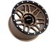 Impact Wheels 883 Bronze with Black Bead 6-Lug Wheel; 17x9; 0mm Offset (21-24 Bronco, Excluding Raptor)