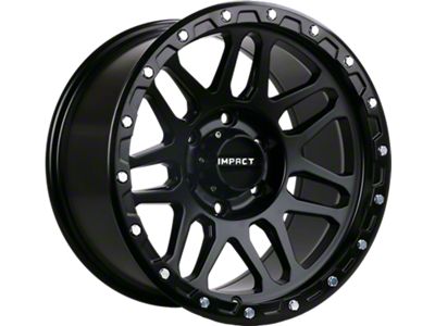 Impact Wheels 883 Satin Black 6-Lug Wheel; 17x9; -12mm Offset (2024 Tacoma)