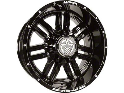 Anthem Off-Road Equalizer Gloss Black 6-Lug Wheel; 18x9; 0mm Offset (21-24 Bronco, Excluding Raptor)