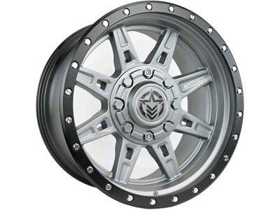 Anthem Off-Road Rogue Titanium Gray 6-Lug Wheel; 18x9; 18mm Offset (16-24 Titan XD)