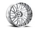 Vision Wheel Brawl Chrome 6-Lug Wheel; 20x9; 12mm Offset (05-15 Tacoma)