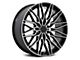Niche Calabria 6 Gloss Black with Machined Lip 6-Lug Wheel; 20x9.5; 30mm Offset (21-24 Bronco, Excluding Raptor)