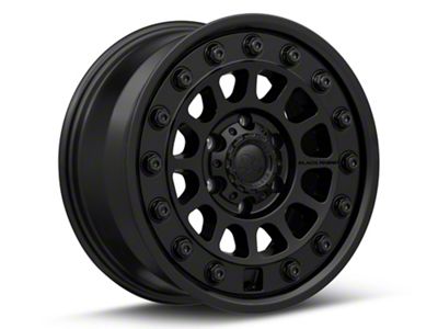 Black Rhino Outback Matte Black 6-Lug Wheel; 18x8.5; 0mm Offset (16-23 Tacoma)