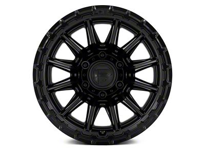 Fuel Wheels Piston Blackout 6-Lug Wheel; 20x10; -18mm Offset (17-24 Titan)