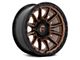Fuel Wheels Piston Matte Bronze with Gloss Black Lip 6-Lug Wheel; 20x10; -18mm Offset (22-24 Tundra)
