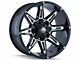 Mayhem Wheels Rampage Gloss Black Milled 6-Lug Wheel; 17x9; 13mm Offset (10-24 4Runner)