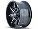 Mayhem Wheels Rampage Gloss Black Milled 6-Lug Wheel; 17x9; 13mm Offset (05-15 Tacoma)