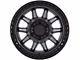 Black Rhino Calico Matte Gunmetal with Matte Black Lip 6-Lug Wheel; 17x8.5; 0mm Offset (22-24 Tundra)