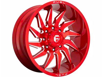 Fuel Wheels Saber Candy Red Milled 6-Lug Wheel; 20x10; -18mm Offset (2024 Tacoma)