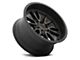Fuel Wheels Clash Matte Black Double Dark Tint 6-Lug Wheel; 20x9; 1mm Offset (22-24 Tundra)