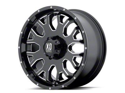 XD Menace Gloss Black Milled 6-Lug Wheel; 20x9; 18mm Offset (2024 Tacoma)