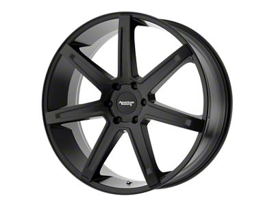 American Racing Revert Satin Black Milled 6-Lug Wheel; 22x9.5; 38mm Offset (04-15 Titan)