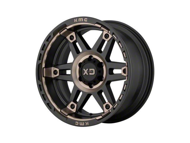 XD Spy II Satin Black Dark Tint 6-Lug Wheel; 20x10; -18mm Offset (16-23 Tacoma)