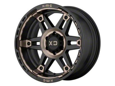 XD Spy II Satin Black Dark Tint 6-Lug Wheel; 20x9; 0mm Offset (16-23 Tacoma)