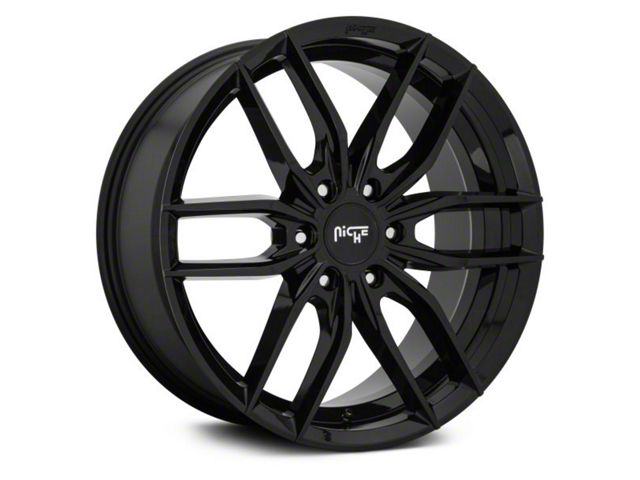 Niche Vosso Gloss Black 6-Lug Wheel; 20x9; 20mm Offset (16-23 Tacoma)