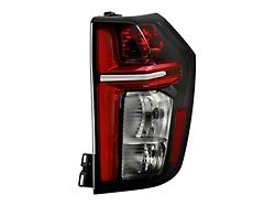 OE Style LED Tail Lights Black Housing; Red/Clear Lens; Passenger Side (21-26 Tahoe)