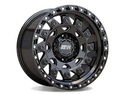 ATW Off-Road Wheels Congo All Satin Black 6-Lug Wheel; 20x10; -18mm Offset (16-24 Titan XD)