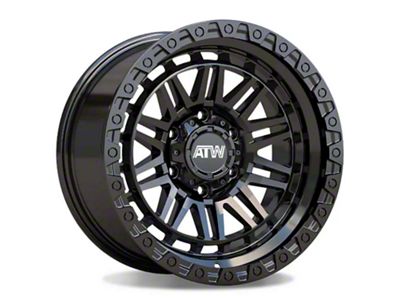 ATW Off-Road Wheels Yukon All Satin Black 6-Lug Wheel; 20x10; -18mm Offset (16-24 Titan XD)