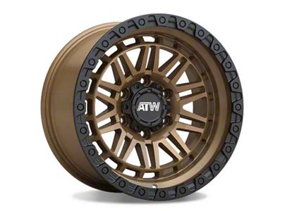 ATW Off-Road Wheels Yukon Satin Sand Bronze 6-Lug Wheel; 20x10; -18mm Offset (16-24 Titan XD)