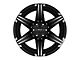 Tuff A.T. T12 Satin Black Milled with Brushed Inserts 6-Lug Wheel; 20x12; -45mm Offset (16-23 Tacoma)