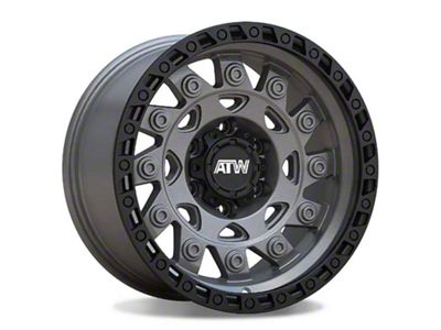 ATW Off-Road Wheels Congo Sand Gunmetal with Black Lip 6-Lug Wheel; 17x9; 0mm Offset (05-15 Tacoma)