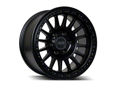 Relations Race Wheels RR6-H Matte Black 6-Lug Wheel; 17x8.5; 0mm Offset (21-24 Bronco, Excluding Raptor)