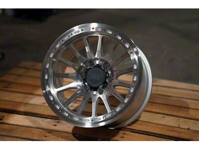 Relations Race Wheels RR7-H Flow Form Brushed Aluminum 6-Lug Wheel; 17x8.5; -12mm Offset (21-24 Bronco, Excluding Raptor)