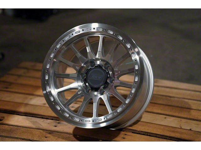 Relations Race Wheels RR7-H Flow Form Brushed Aluminum 6-Lug Wheel; 17x8.5; -25mm Offset (16-23 Tacoma)