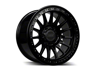 Relations Race Wheels RR7-H Flow Form Gloss Black 6-Lug Wheel; 17x8.5; -12mm Offset (16-23 Tacoma)