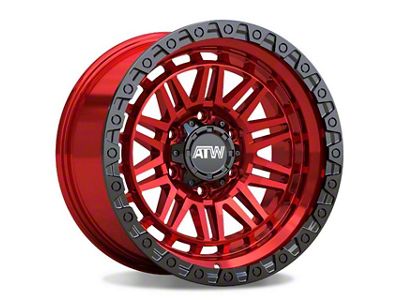 ATW Off-Road Wheels Yukon Candy Red 6-Lug Wheel; 17x9; 0mm Offset (10-24 4Runner)