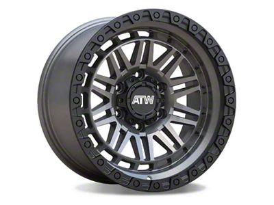 ATW Off-Road Wheels Yukon Satin Gunmetal 6-Lug Wheel; 17x9; -12mm Offset (05-15 Tacoma)