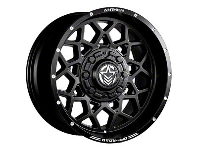 Anthem Off-Road Avenger Satin Black 6-Lug Wheel; 17x9; 0mm Offset (03-09 4Runner)