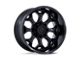 Fuel Wheels Scepter Blackout 6-Lug Wheel; 22x10; -18mm Offset (17-24 Titan)