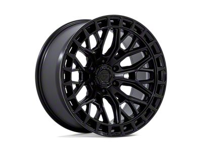 Fuel Wheels Sigma Blackout with Gloss Black Lip 6-Lug Wheel; 17x9; 1mm (10-24 4Runner)