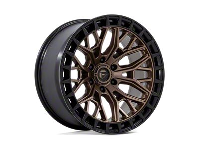 Fuel Wheels Sigma Matte Bronze with Matte Black Lip 6-Lug Wheel; 20x9; 1mm (21-24 Bronco, Excluding Raptor)